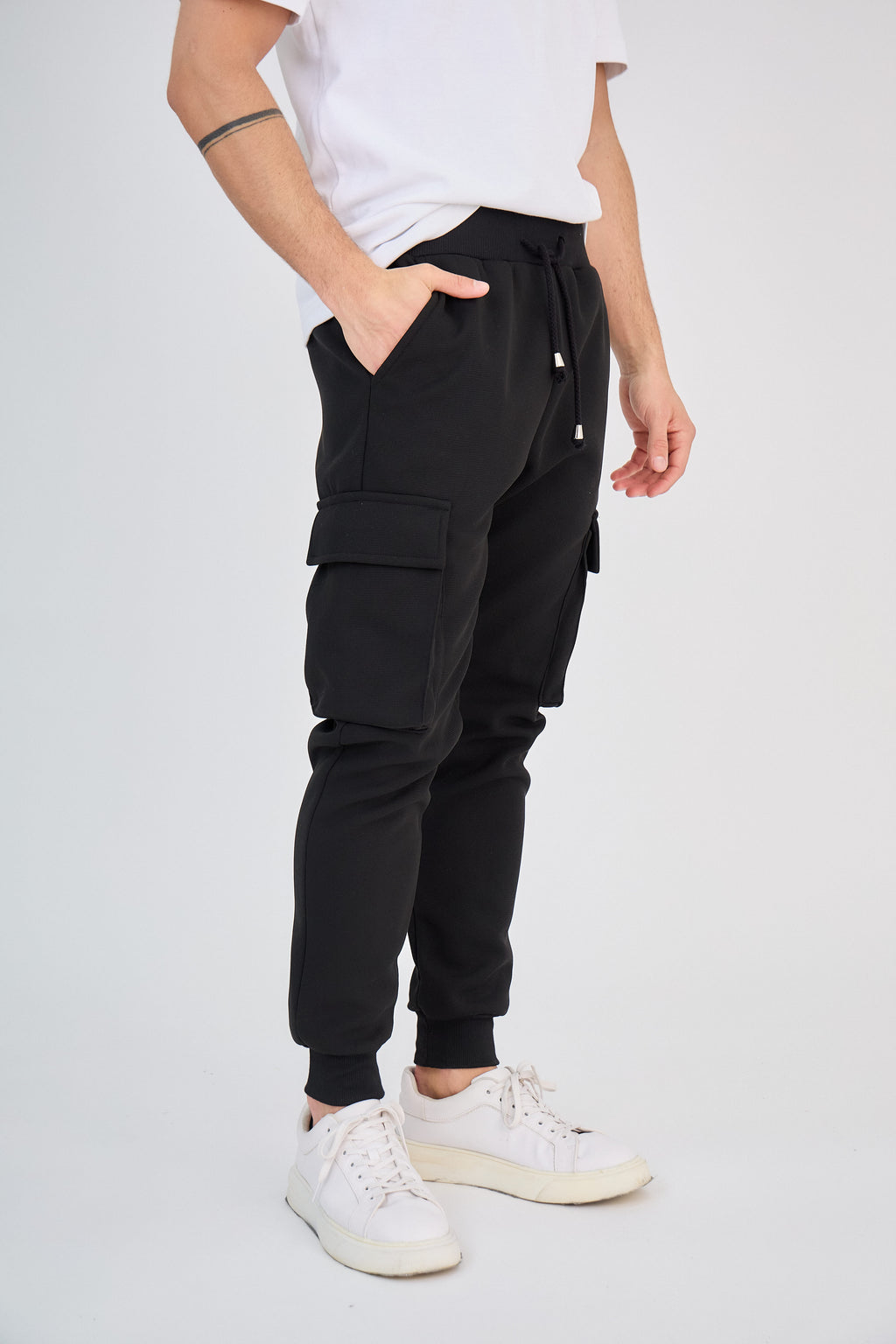 Pantalon Cargo Noir Classique