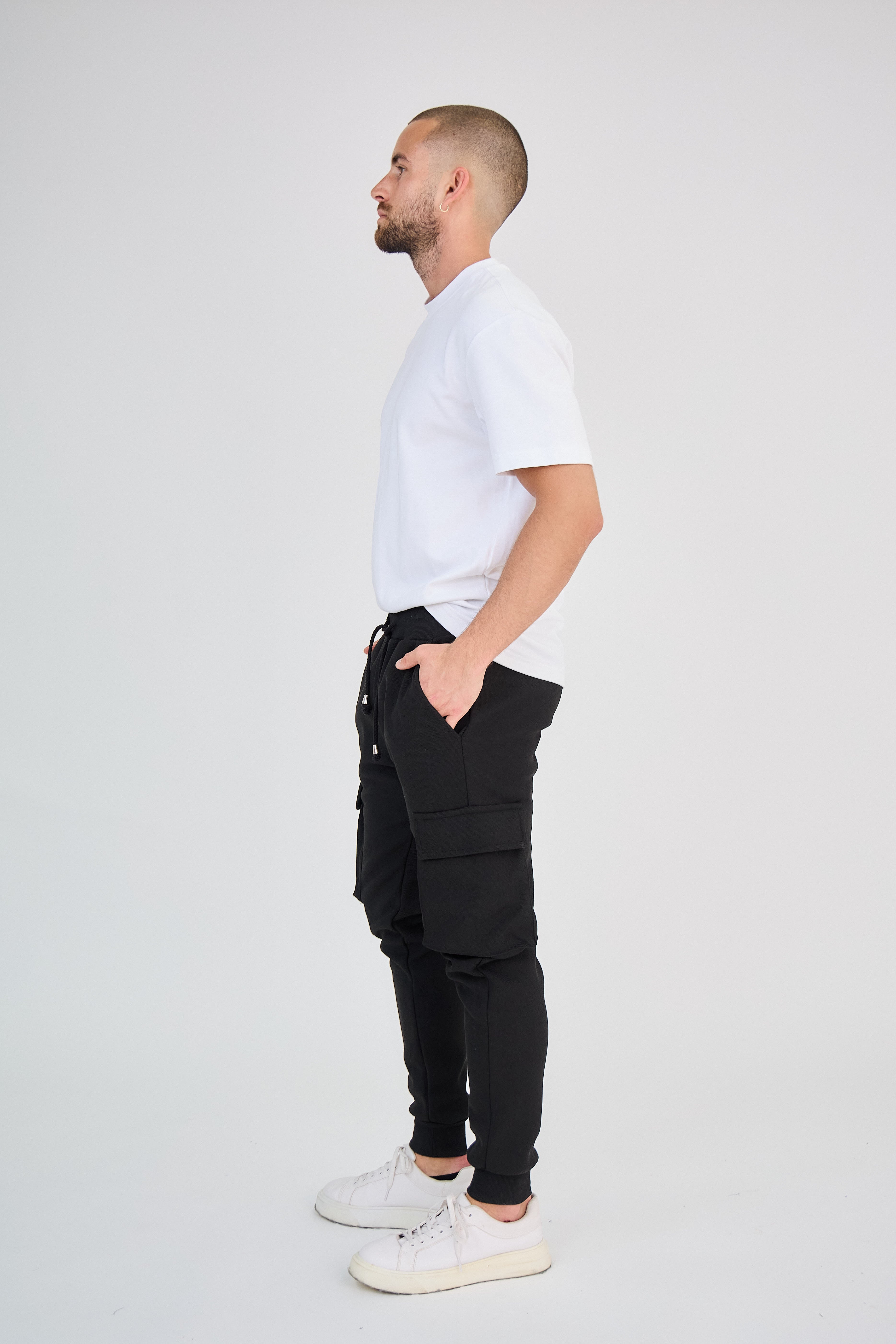 Pantalon Cargo Noir Classique