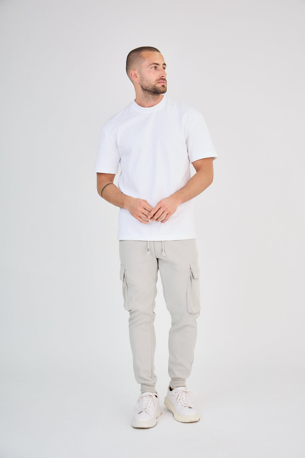 Pantalon Cargo Beige