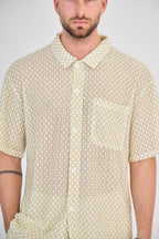 Diamond Shirt &amp; Shorts Set - Camel