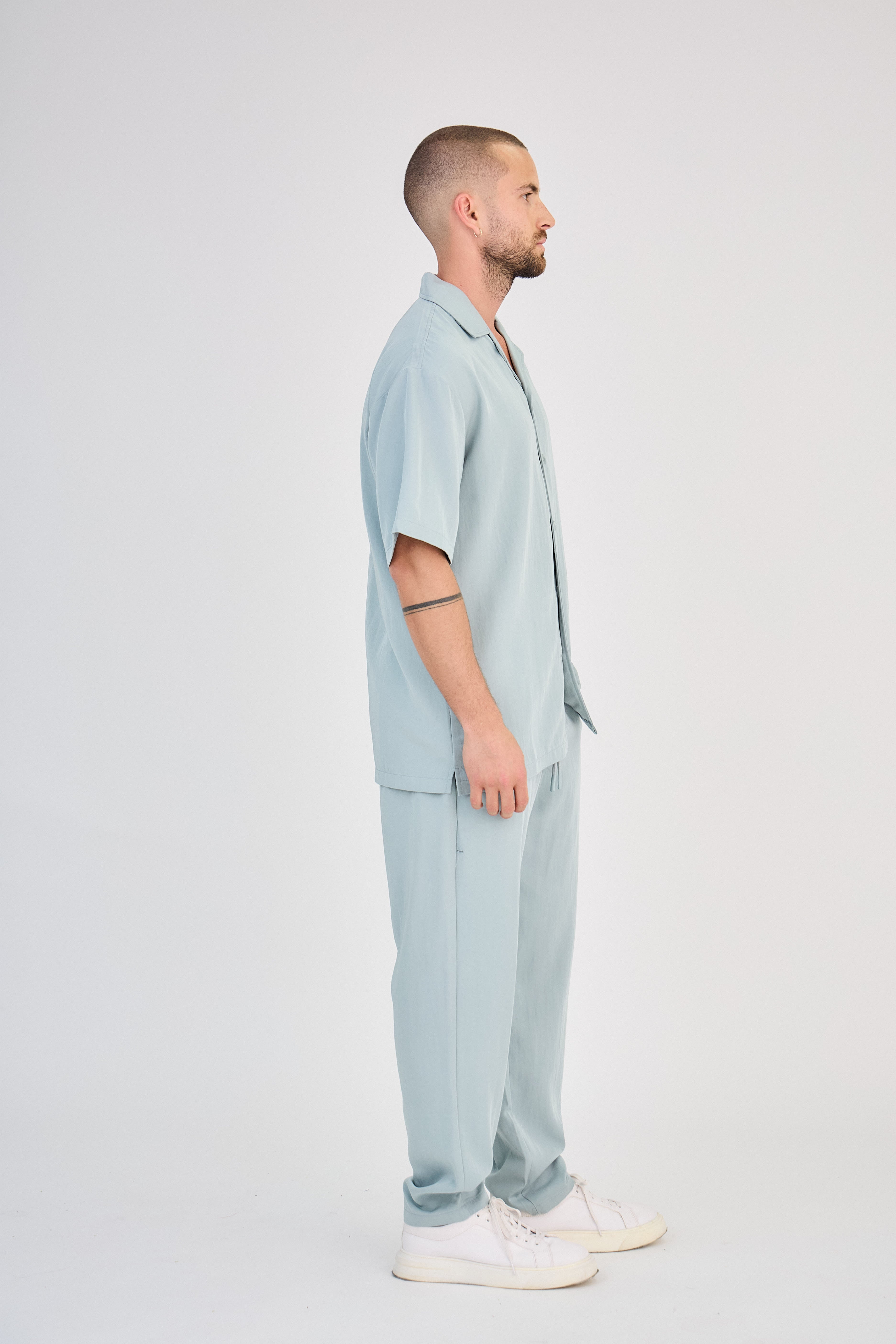 Shirt &amp; Pants Set - Turquoise