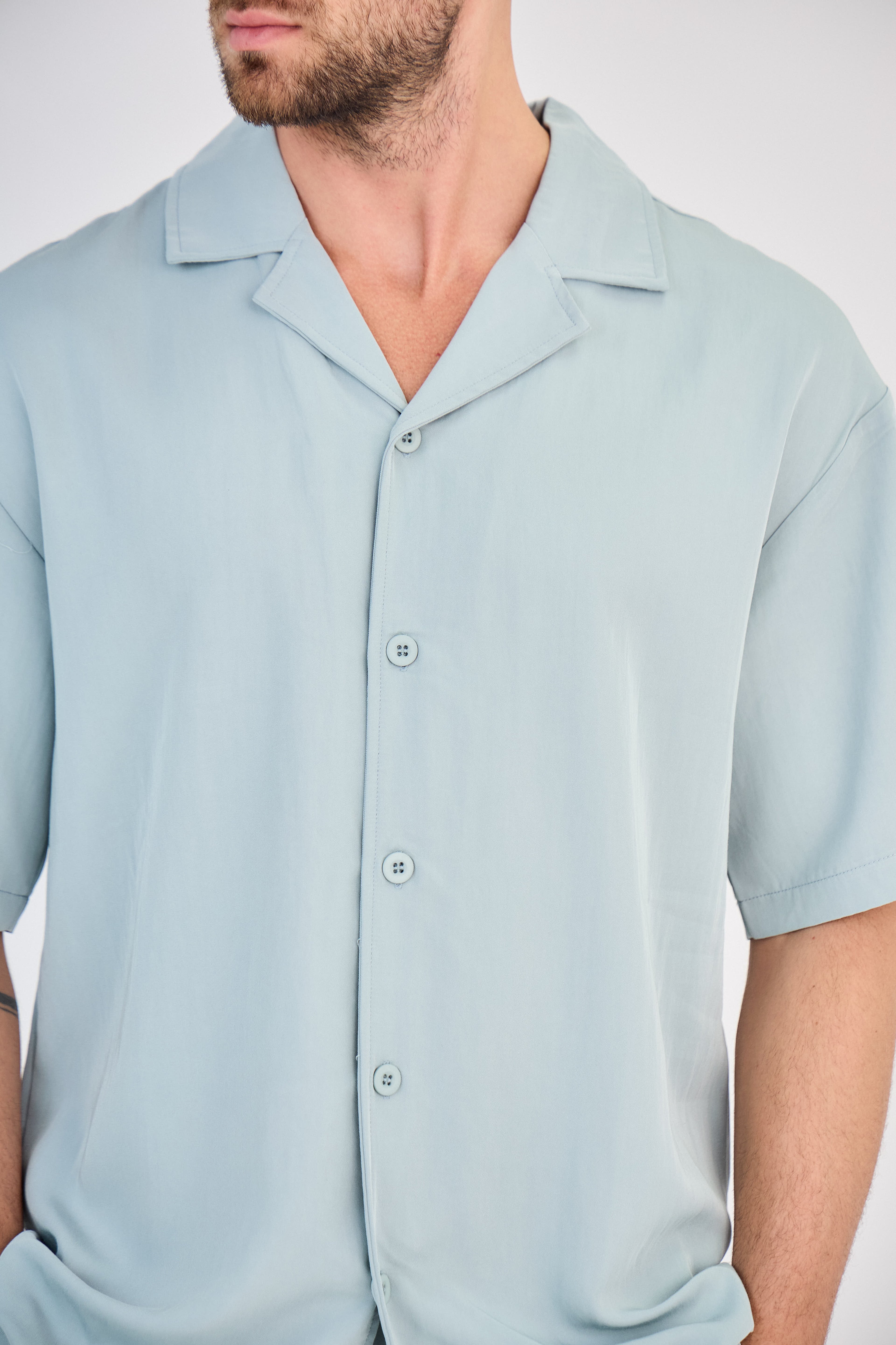 Shirt &amp; Pants Set - Turquoise