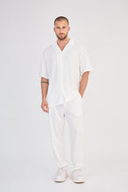 Shirt &amp; Pants Set - Light Blue