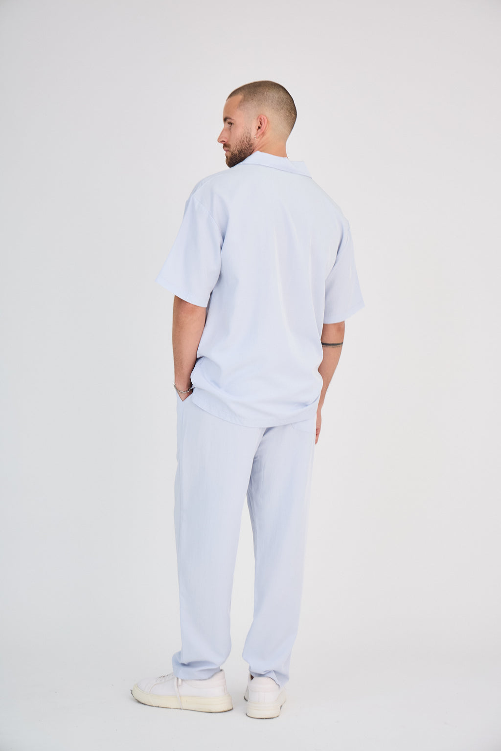 Shirt &amp; Pants Set - Light Blue