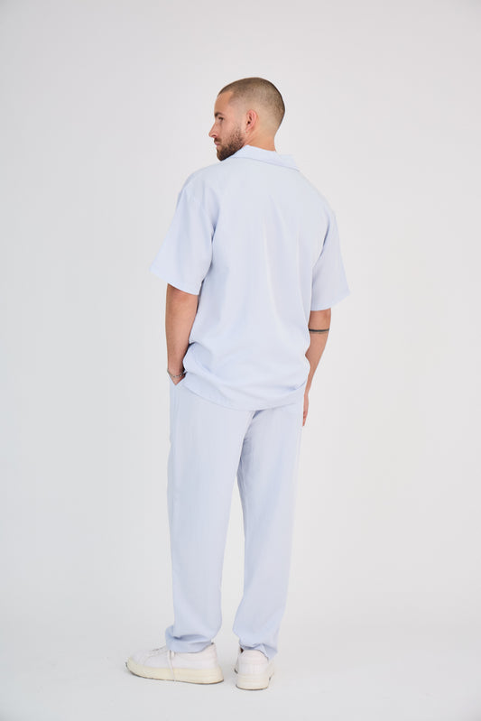 Ensemble Chemise & Pantalon - Bleu Clair