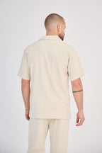 Shirt &amp; Pants Set - Beige