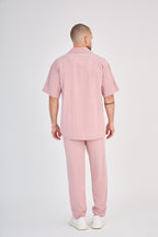 Ensemble Chemise & Pantalon - Rose