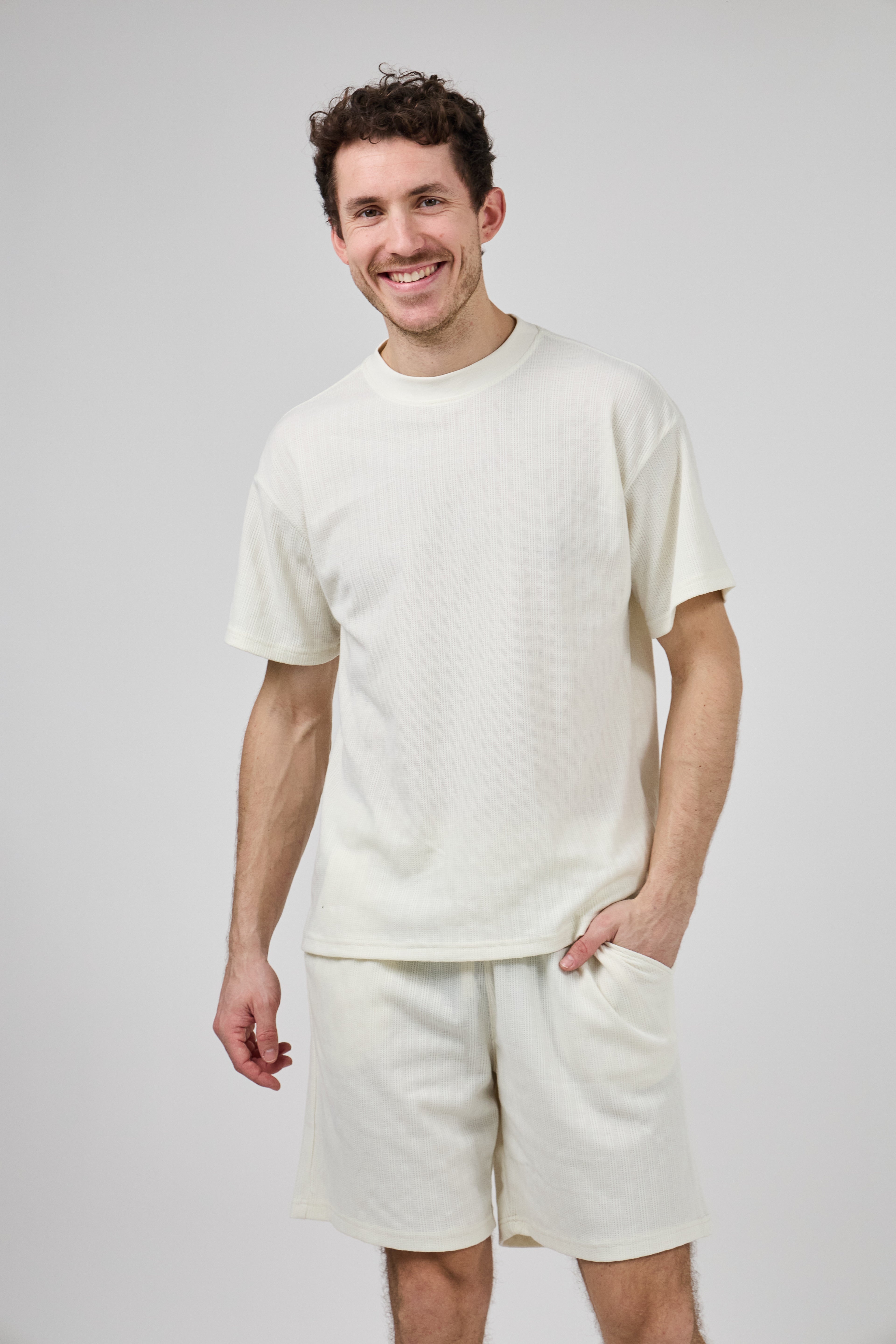 Ensemble décontracté homme T-shirt à manches courtes et short confortable respirant