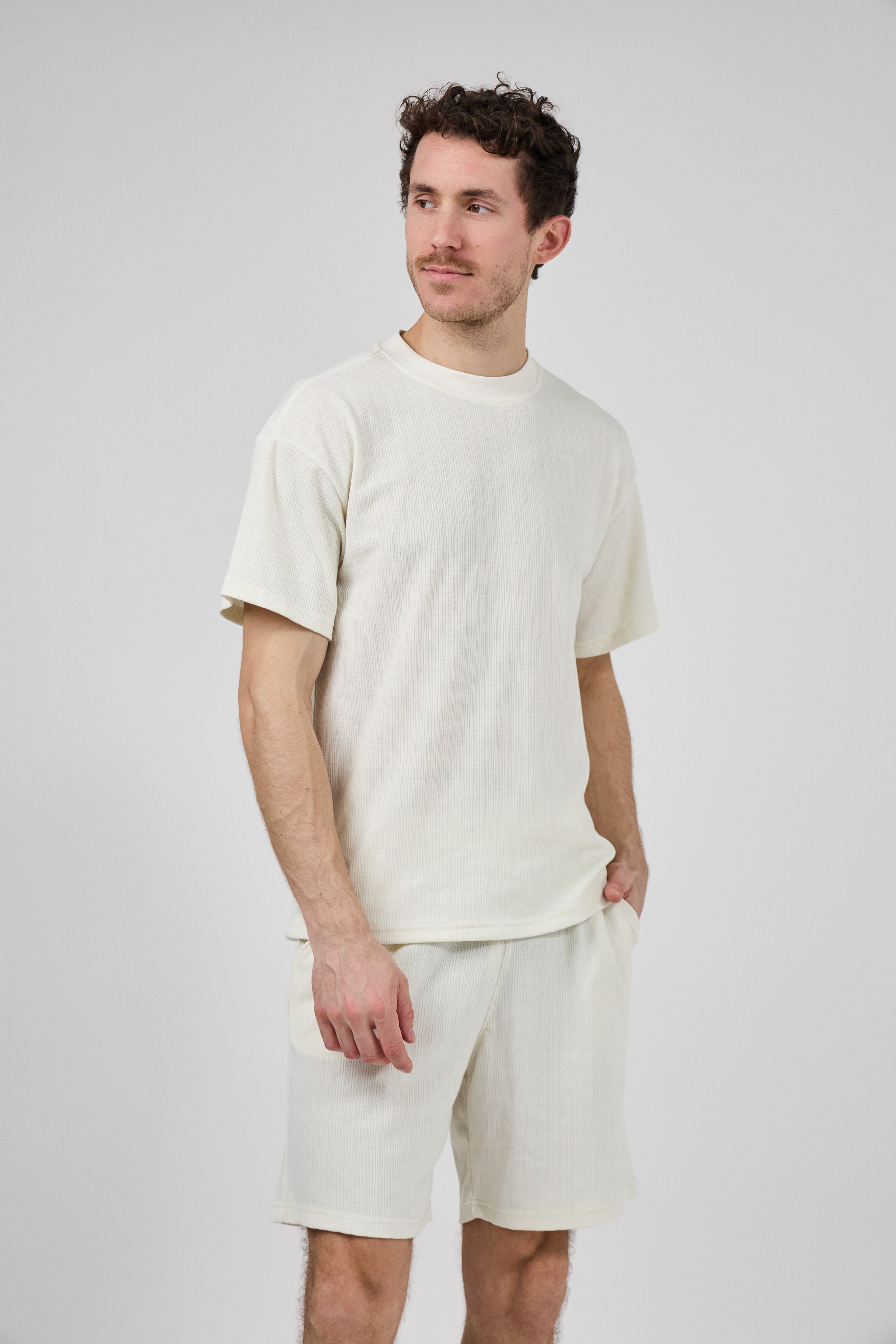 Ensemble décontracté homme T-shirt à manches courtes et short confortable respirant