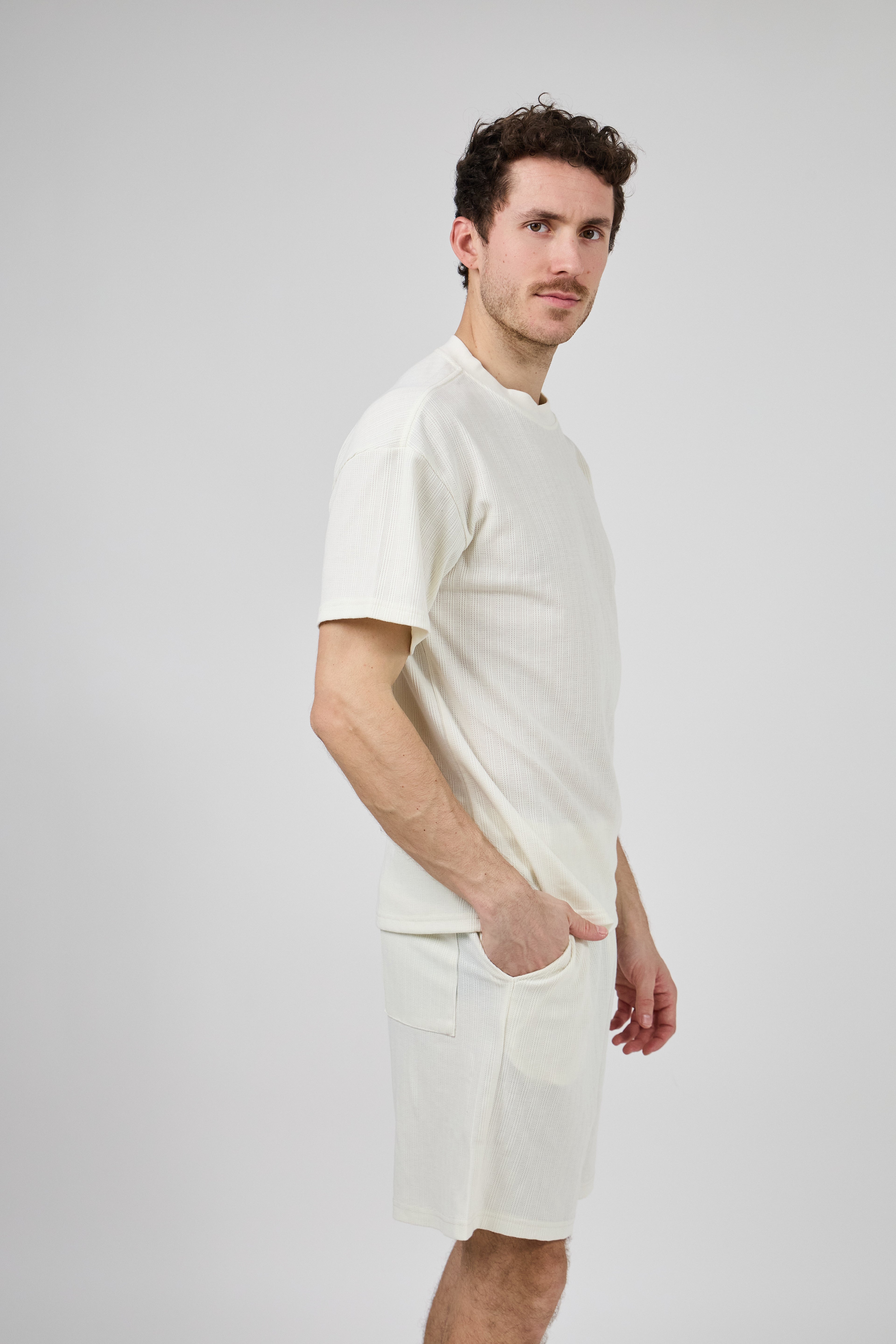 Ensemble décontracté homme T-shirt à manches courtes et short confortable respirant