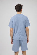 Ensemble décontracté homme T-shirt à manches courtes et short confortable respirant