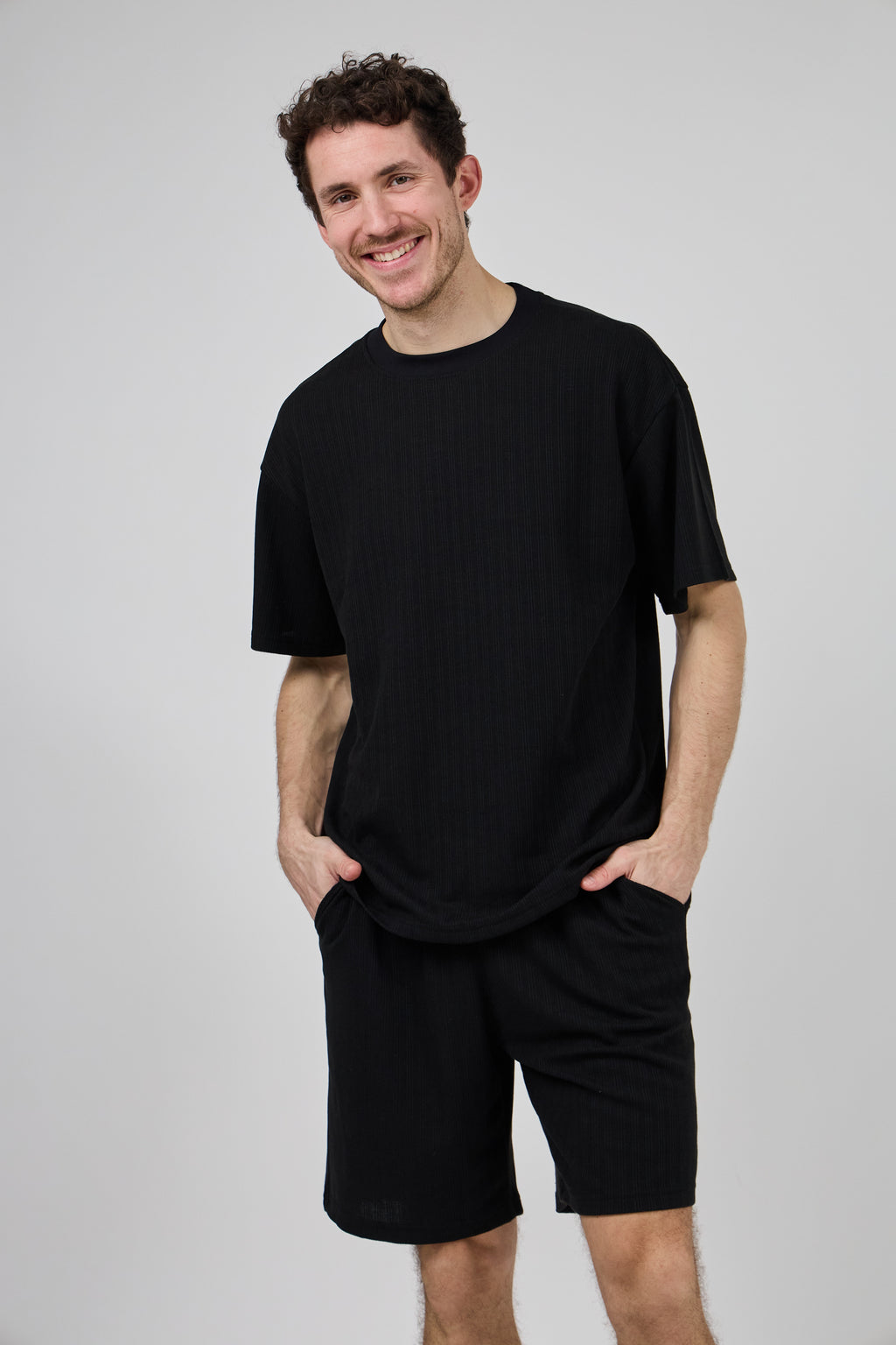 Ensemble décontracté homme T-shirt à manches courtes et short confortable respirant