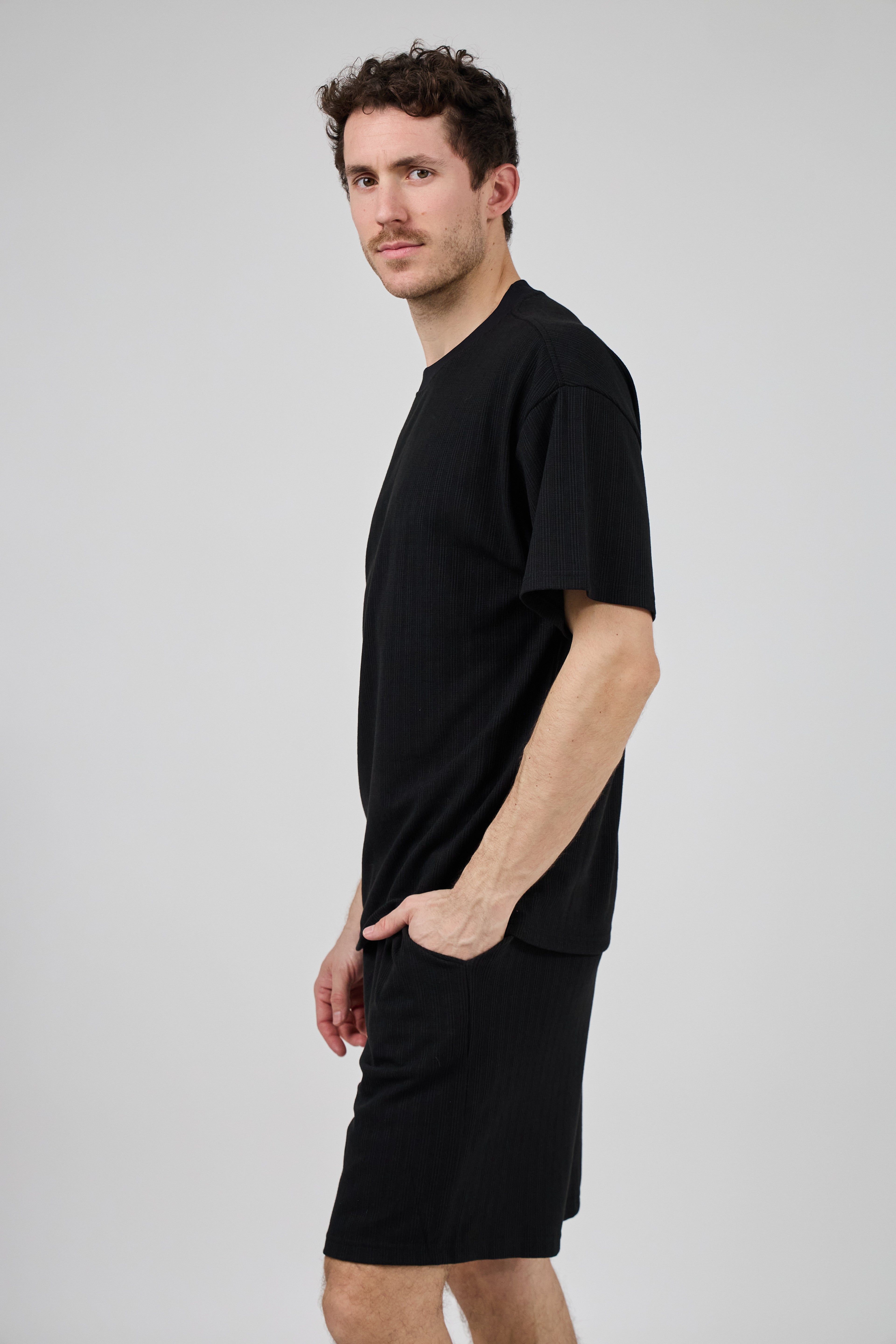 Ensemble décontracté homme T-shirt à manches courtes et short confortable respirant