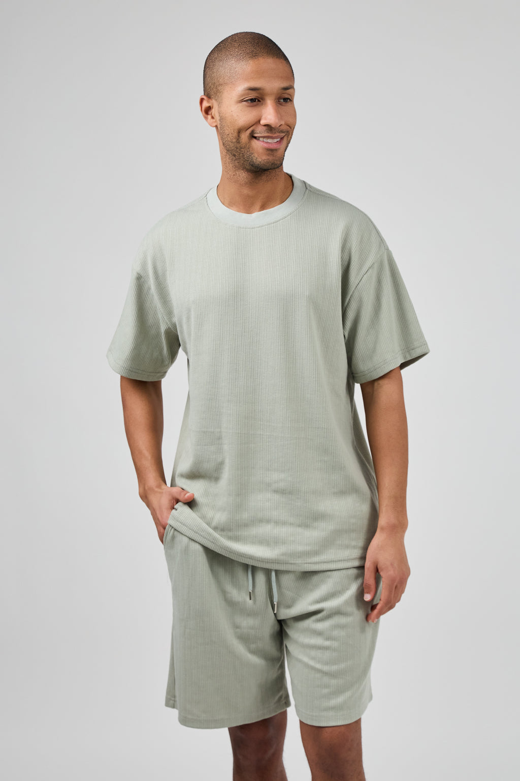 Ensemble décontracté homme T-shirt à manches courtes et short confortable respirant