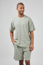 Ensemble décontracté homme T-shirt à manches courtes et short confortable respirant