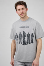 T-shirt graphique oversize « UNIQUE »