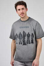 T-shirt graphique oversize « UNIQUE »