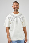 T-shirt Homme à Manches Courtes avec Motif Graphique