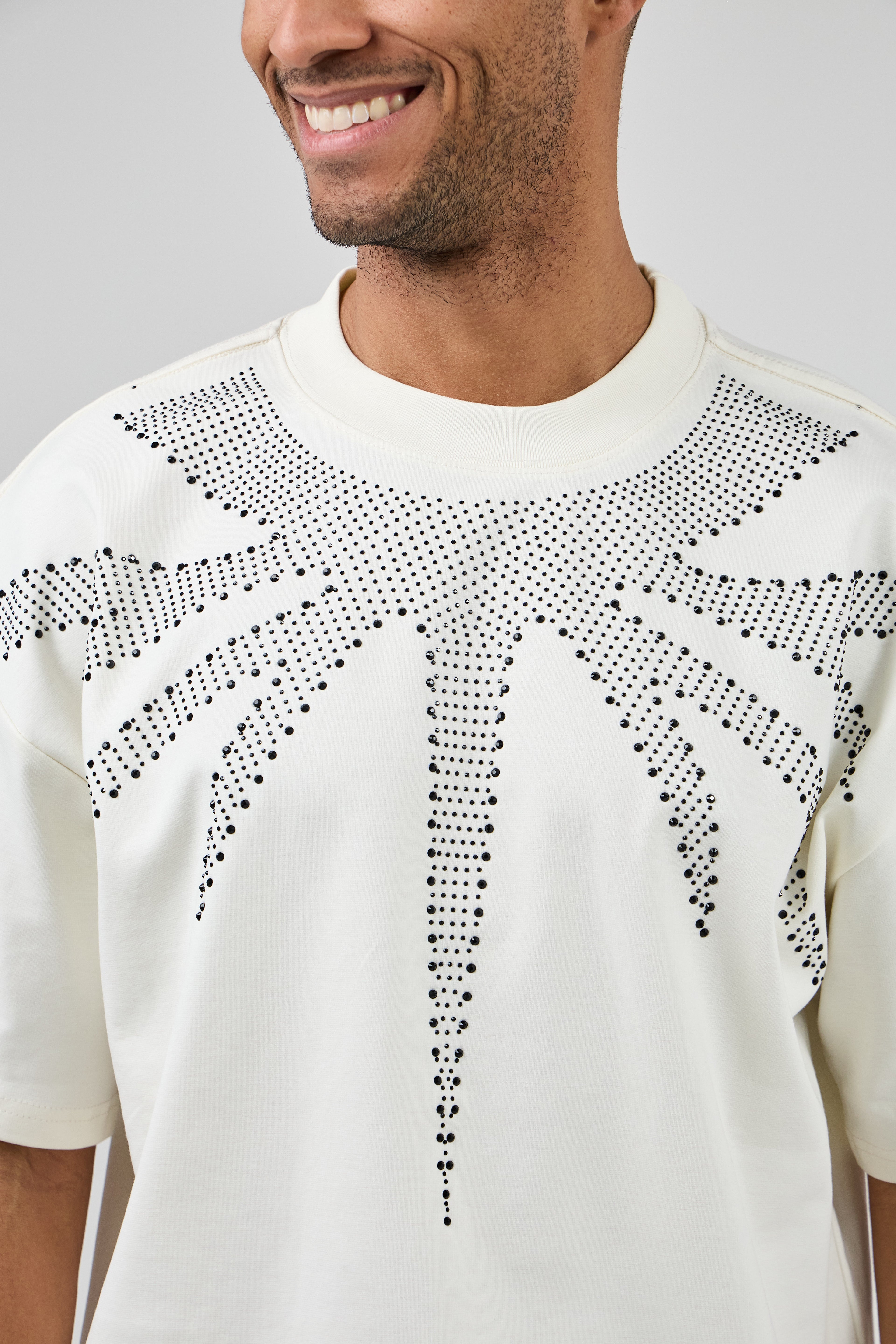 T-shirt Homme à Manches Courtes avec Motif Graphique