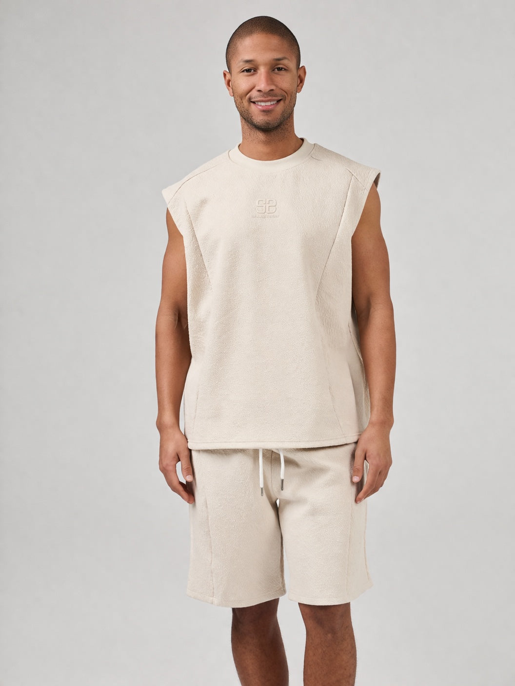 Ensemble Homme Décontracté Sans Manches avec Short