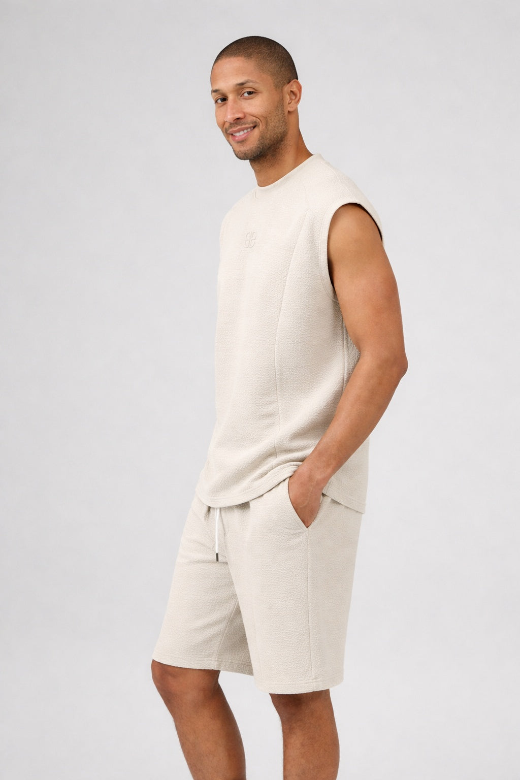 Ensemble Homme Décontracté Sans Manches avec Short