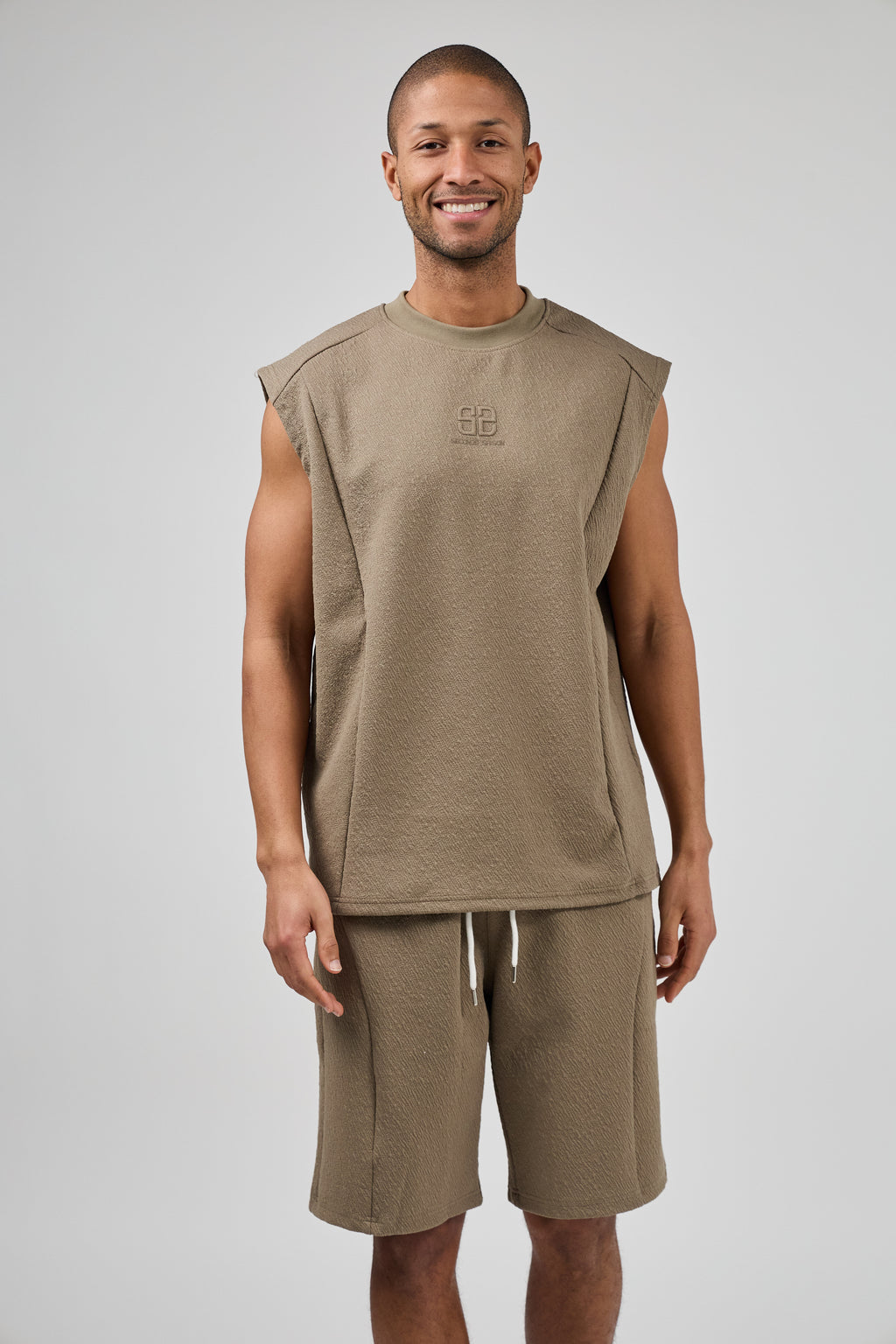 Ensemble Homme Décontracté Sans Manches avec Short