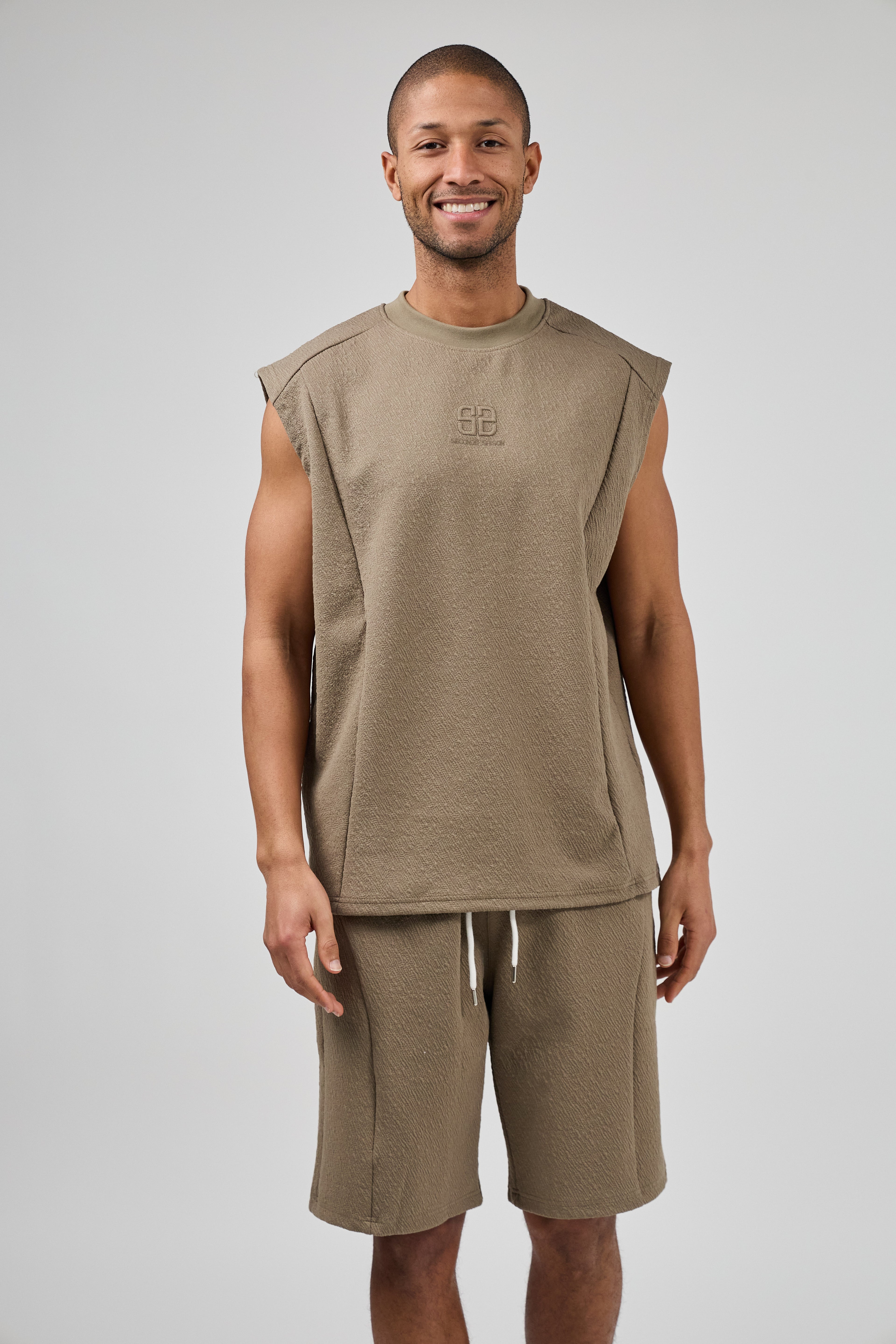 Ensemble Homme Décontracté Sans Manches avec Short