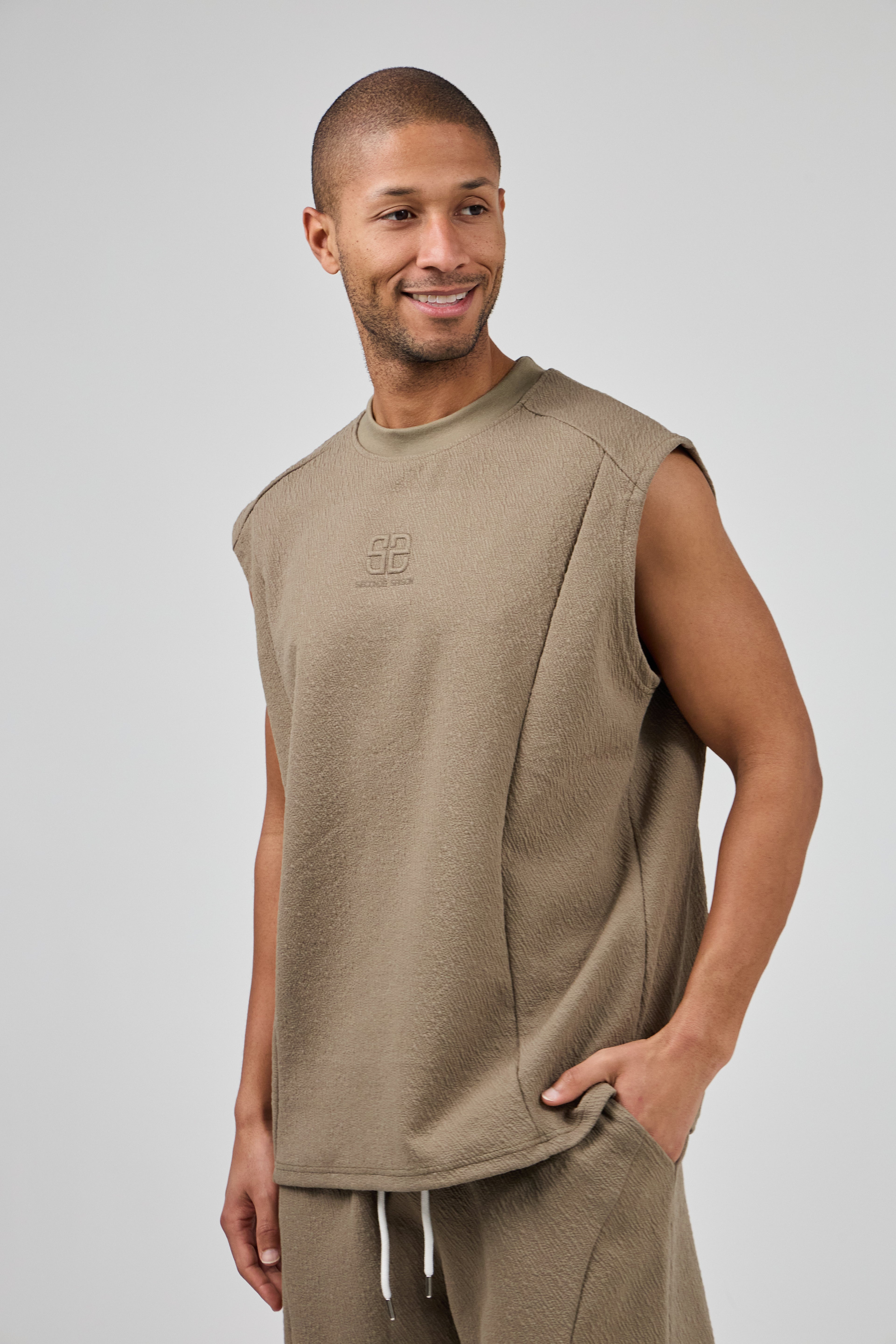 Ensemble Homme Décontracté Sans Manches avec Short