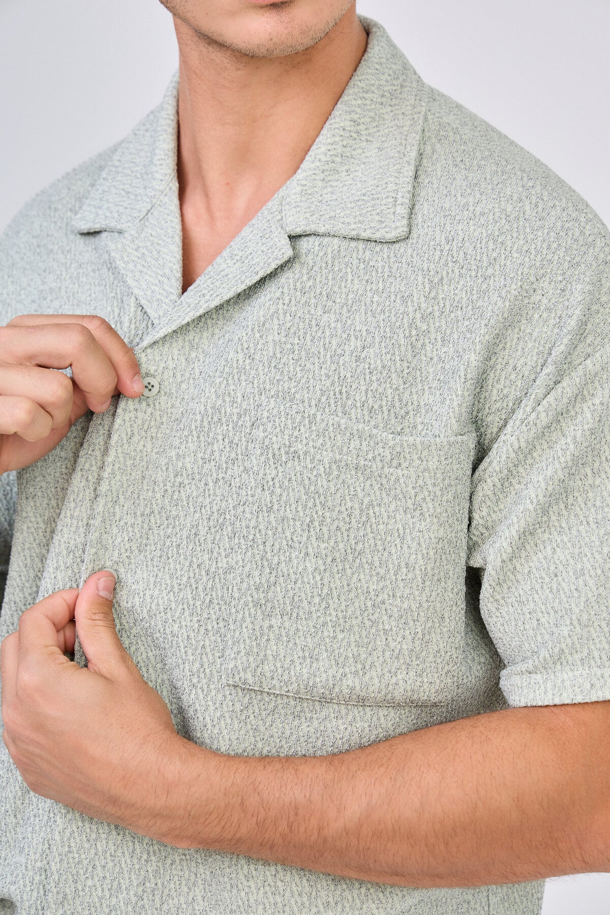 Ensemble Texturé Vert Clair