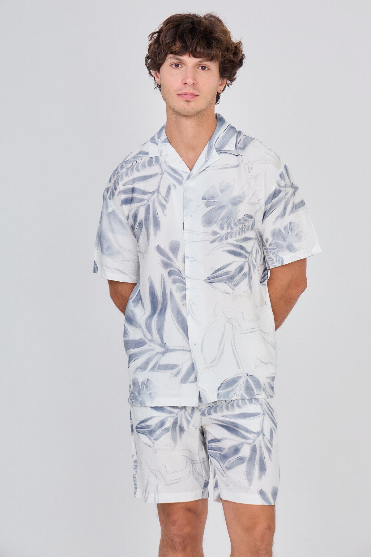 Ensemble Bleu Clair Fluide