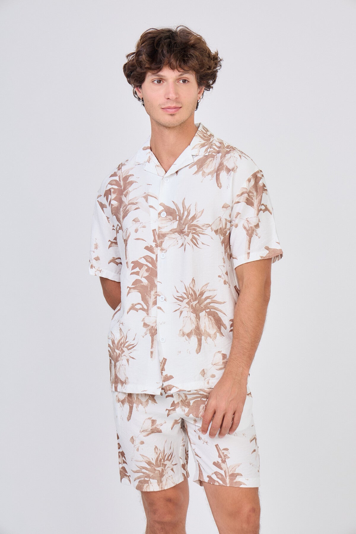 Ensemble Marron Clair Fluide