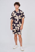 Black Floral Fluid Set