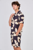 Black Floral Fluid Set