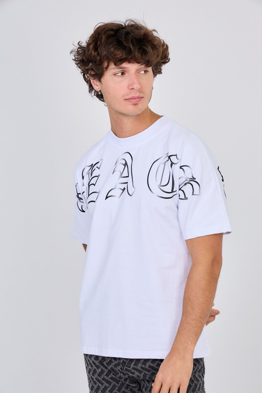 T-Shirt Noir Colombe Peace