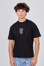 Black T-Shirt "Just work for it"