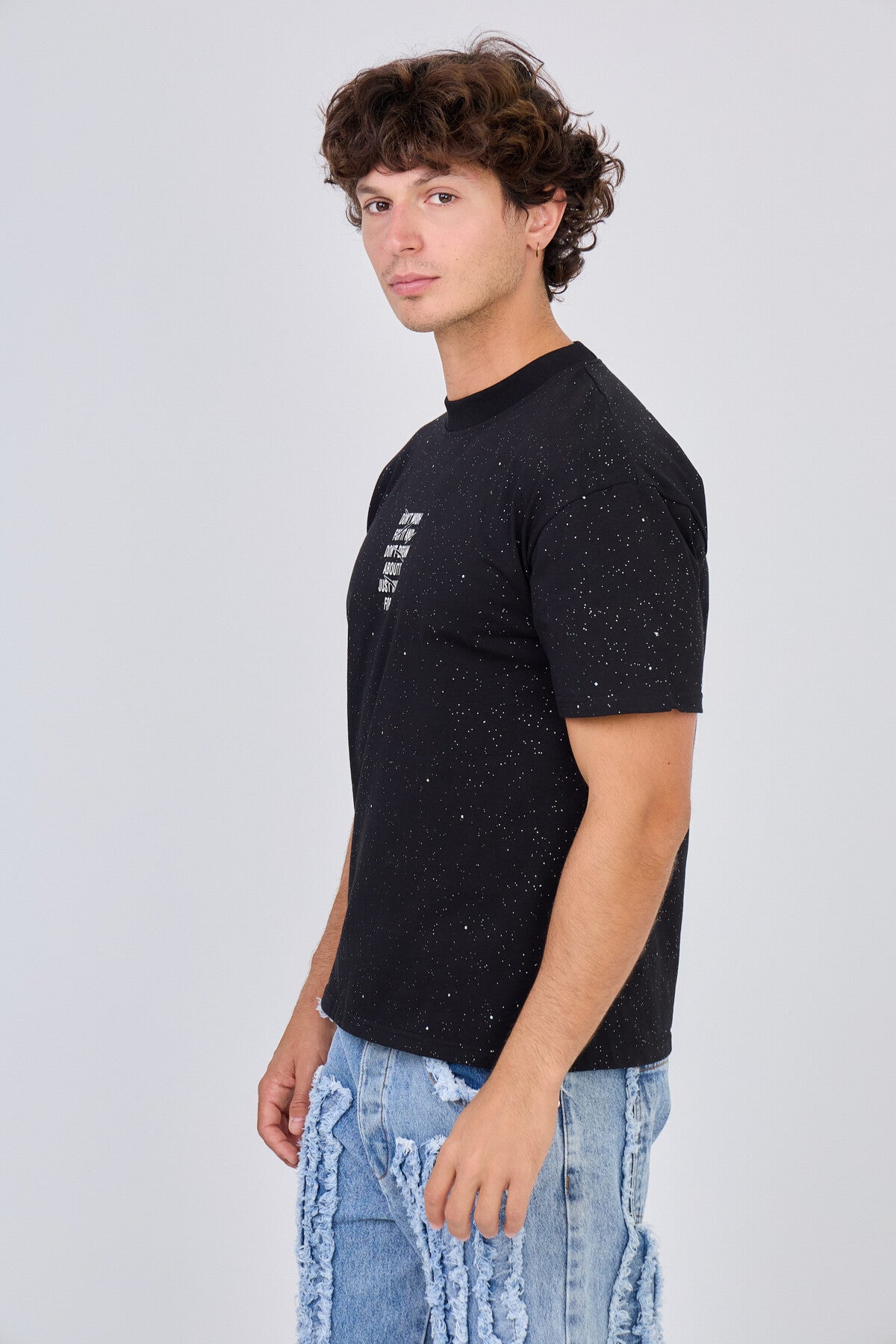 T-Shirt Noir "Just work for it"