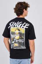Black "Single" T-Shirt