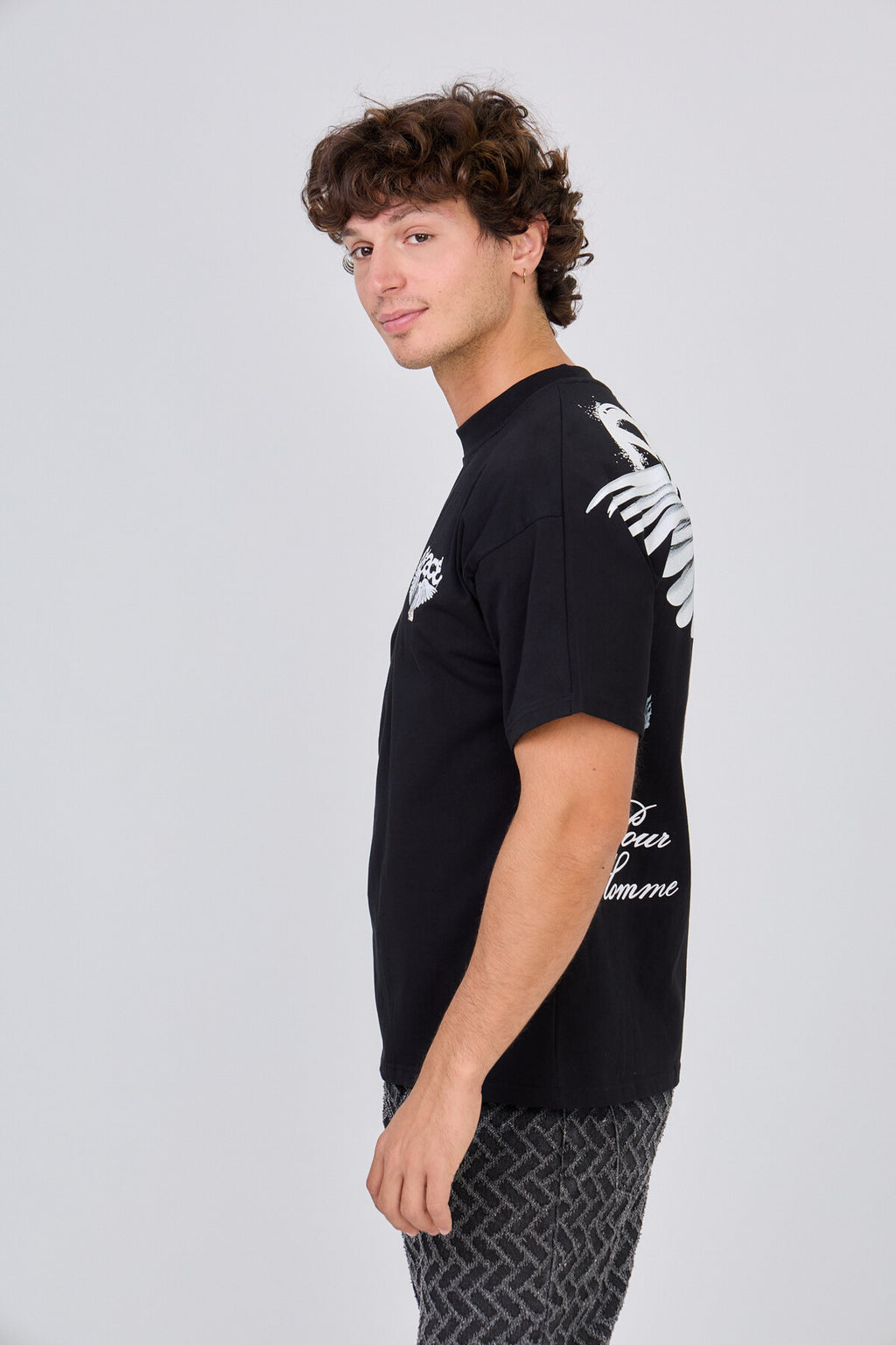 T-Shirt Noir "Peace"