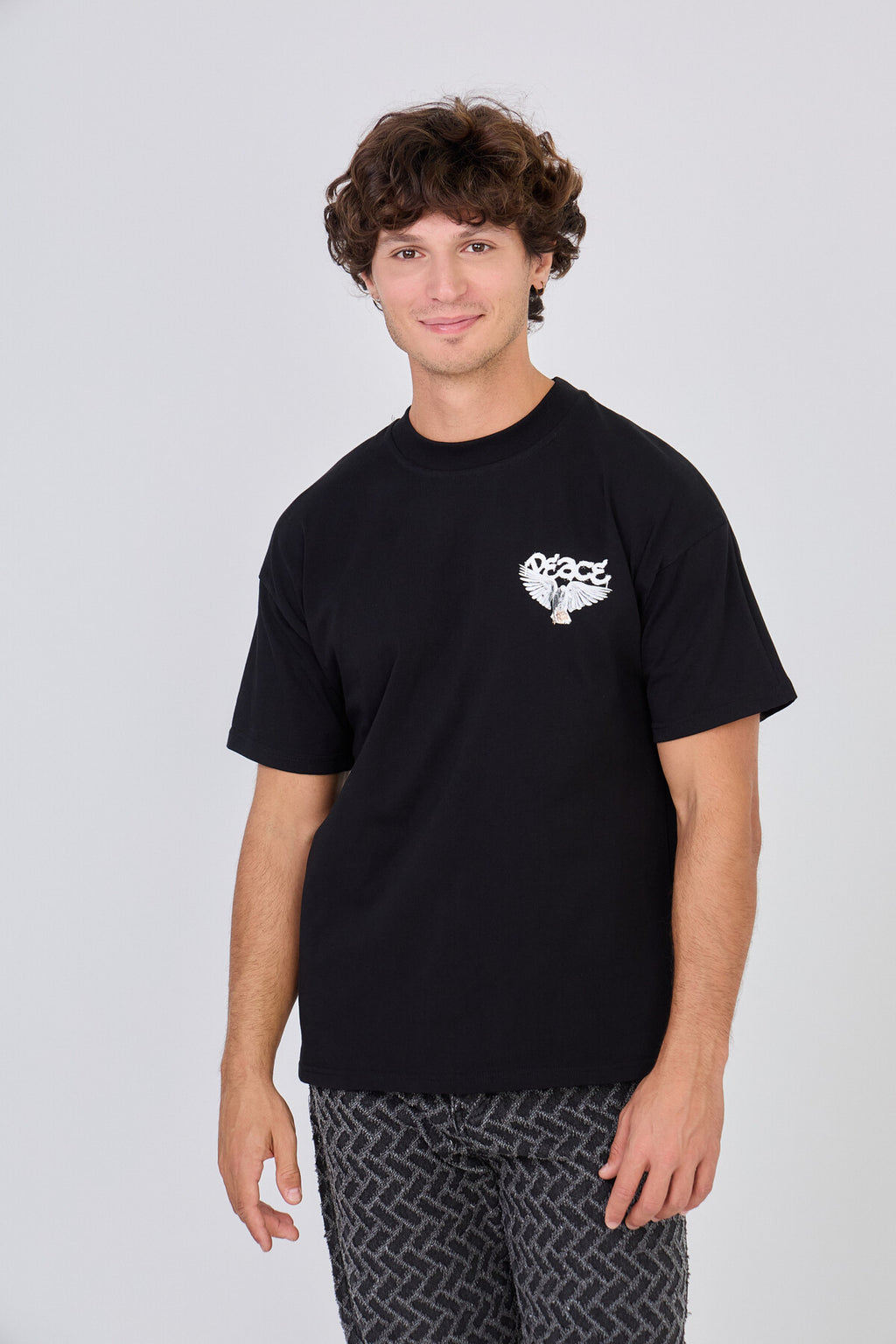 T-Shirt Noir "Peace"